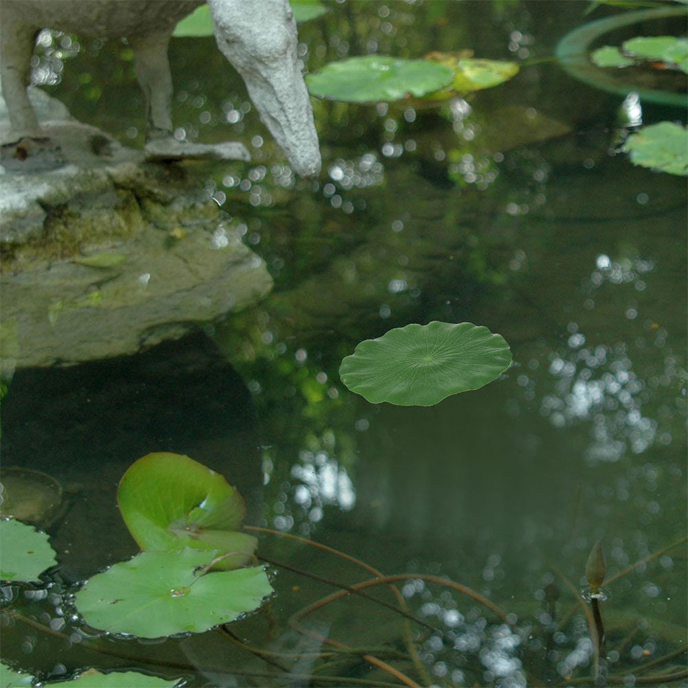Aquarium Fish Tank - Artificial Lily Pads 15Pcs Realistic Floating