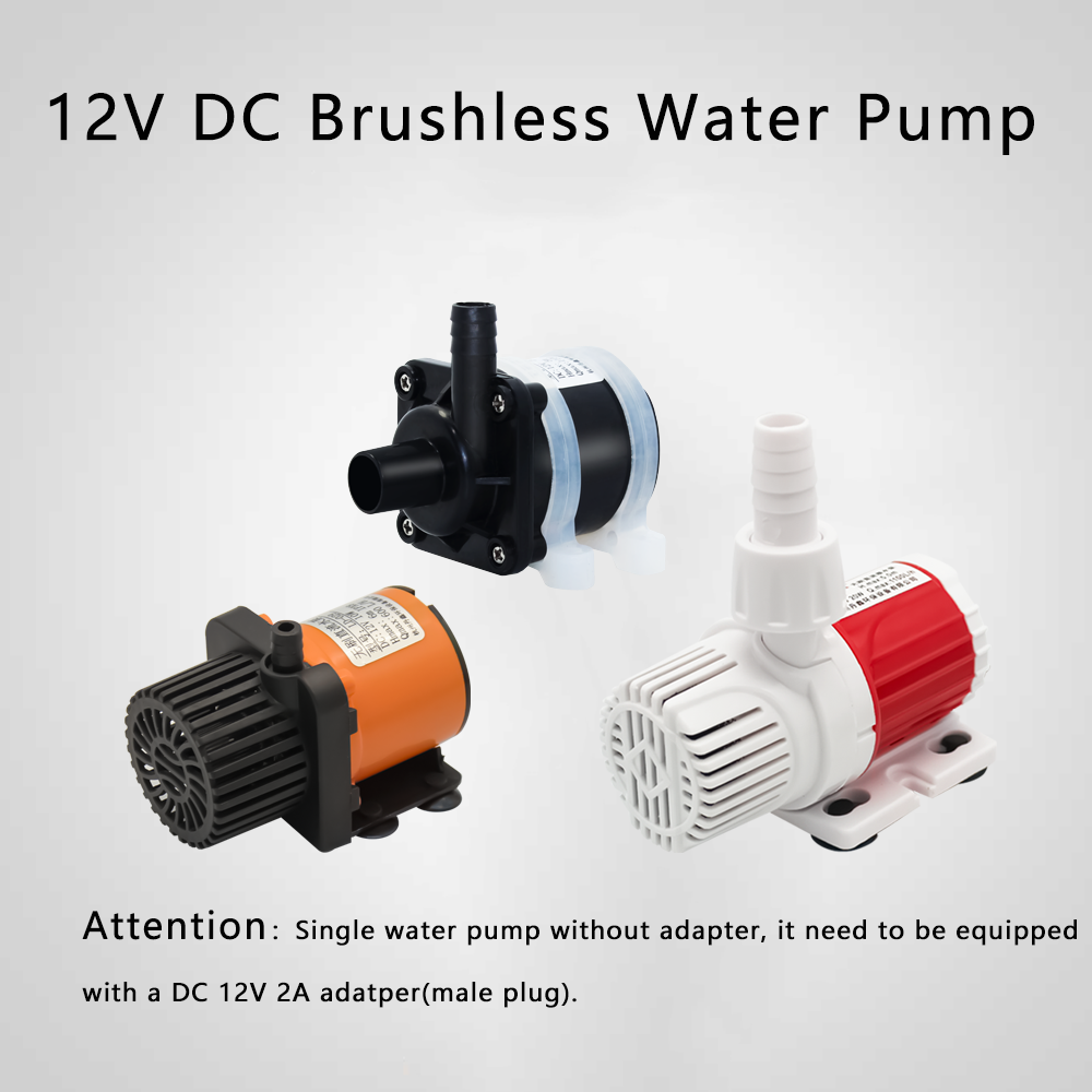 Aquarium Pump - 12V DC Brushless Small Submersible Pump