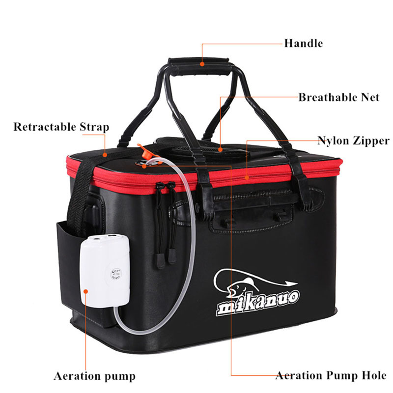 Fishing Bucket Folding Thicken - Aquarium Pump ulasan dan harga