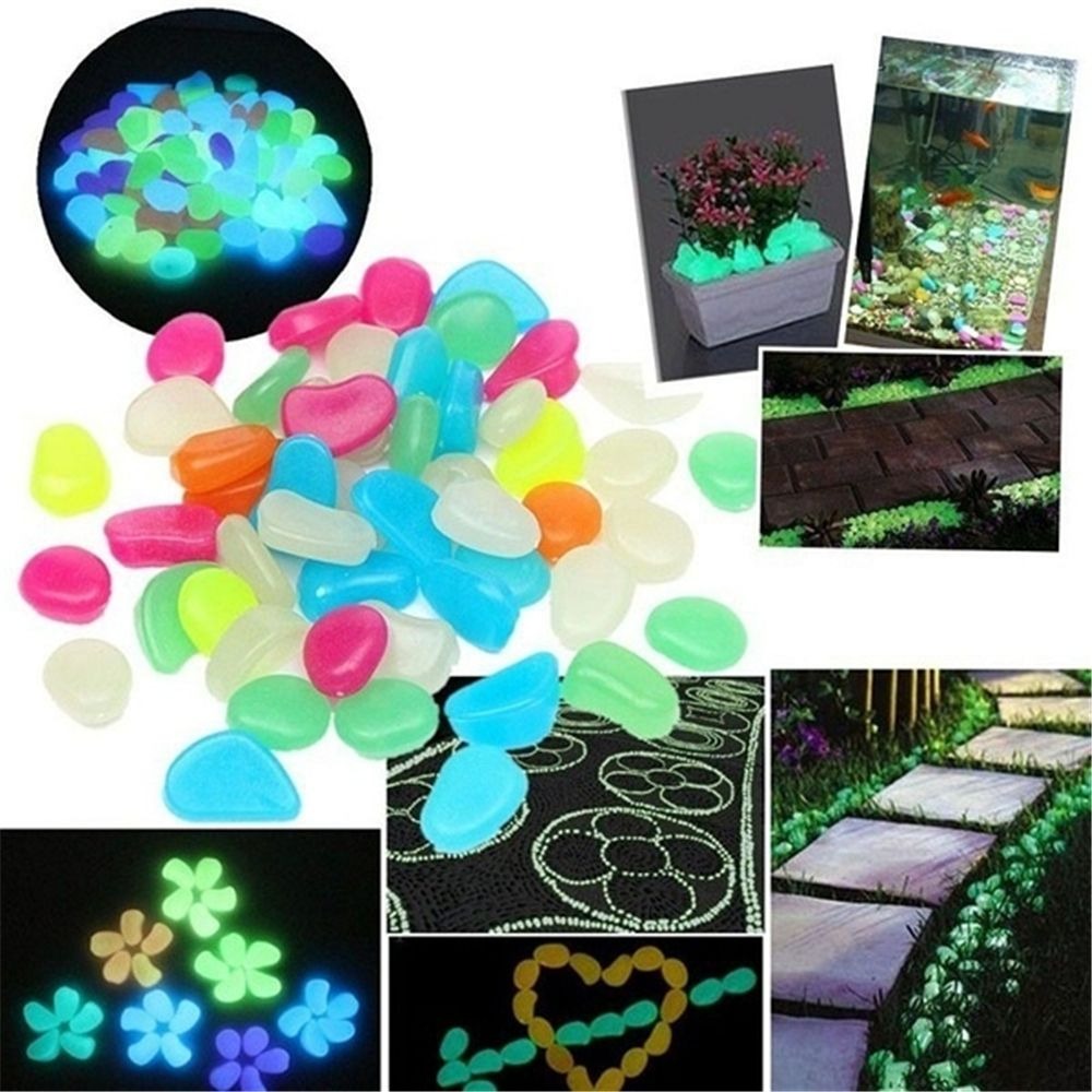 10pcs Decoration 4.5cm Luminou - Fish Tank Gravel ulasan dan harga