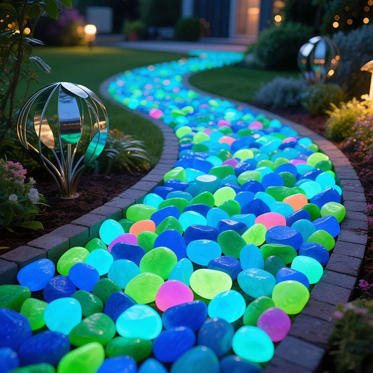 1CM 100pcs Color Goose Stone L - Fish Tank Gravel ulasan dan harga