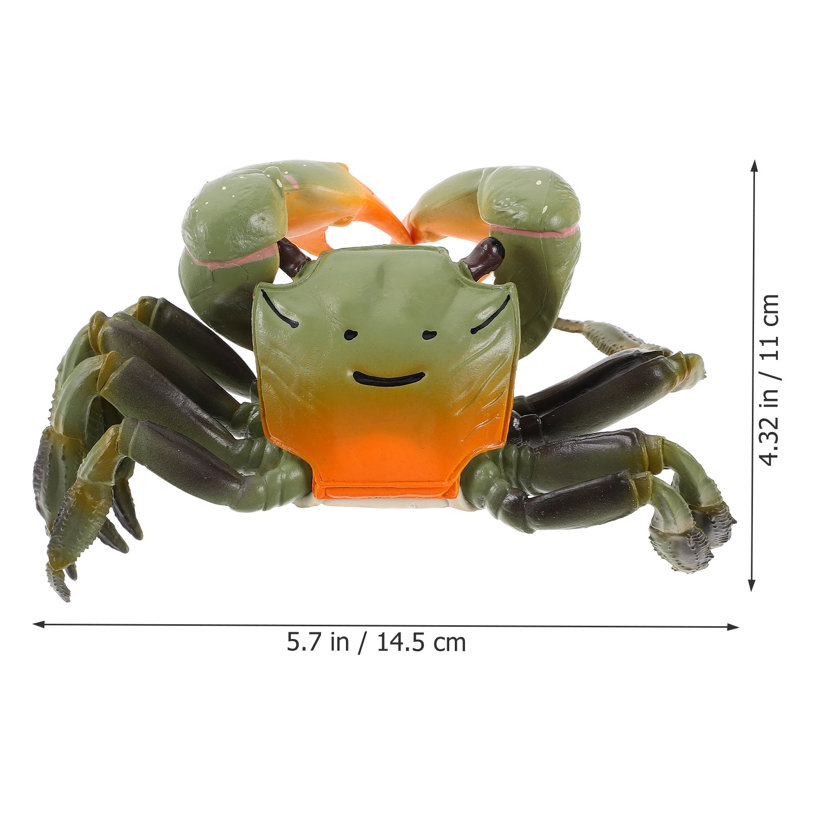 Realistic Plastic Crab Decorat - Aquarium Decor ulasan dan harga