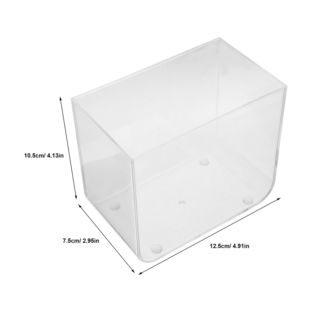 2Pcs Square Desktop Fish Tank  - Betta Fish Tank ulasan dan harga