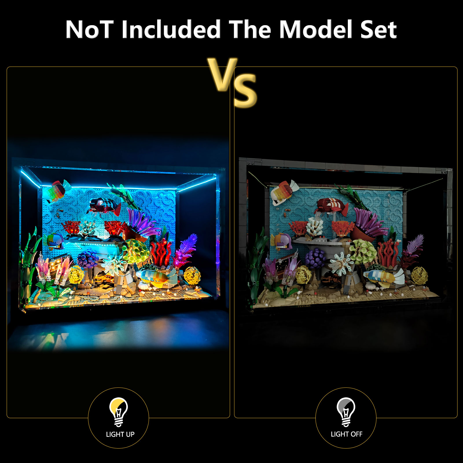 LYBMTWF LED Lighting Kit Compa - Aquarium Light ulasan dan harga