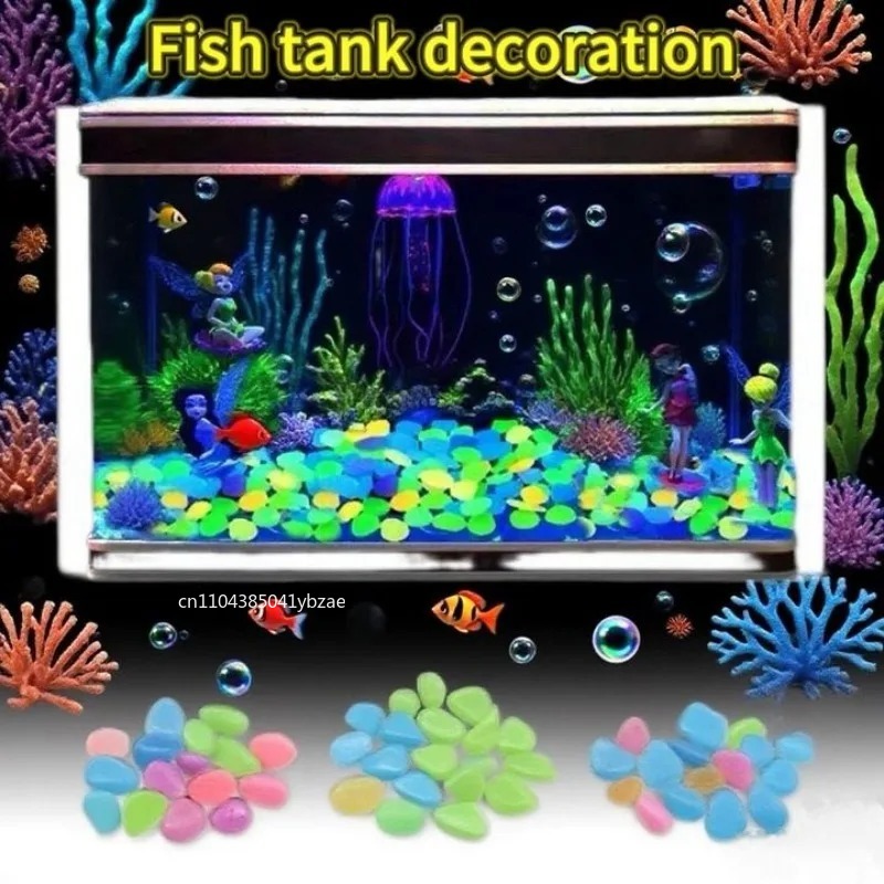 100-800pcs Glow in The Dark Pe - Aquarium Plants ulasan dan harga