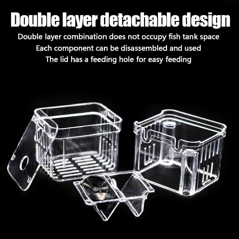 1PC Aquarium Fish Breeder Box  - Aquarium Fish Betta ulasan dan harga