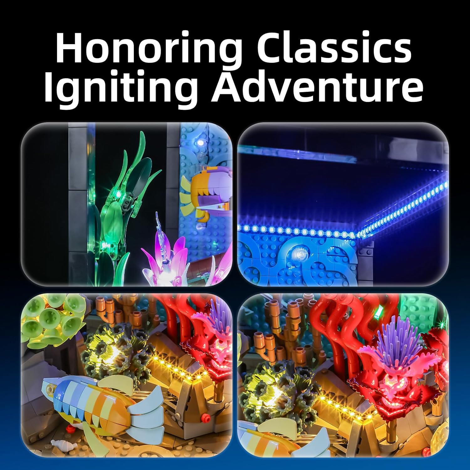 Hprosper LED Light for lego 10 - Aquarium Light ulasan dan harga