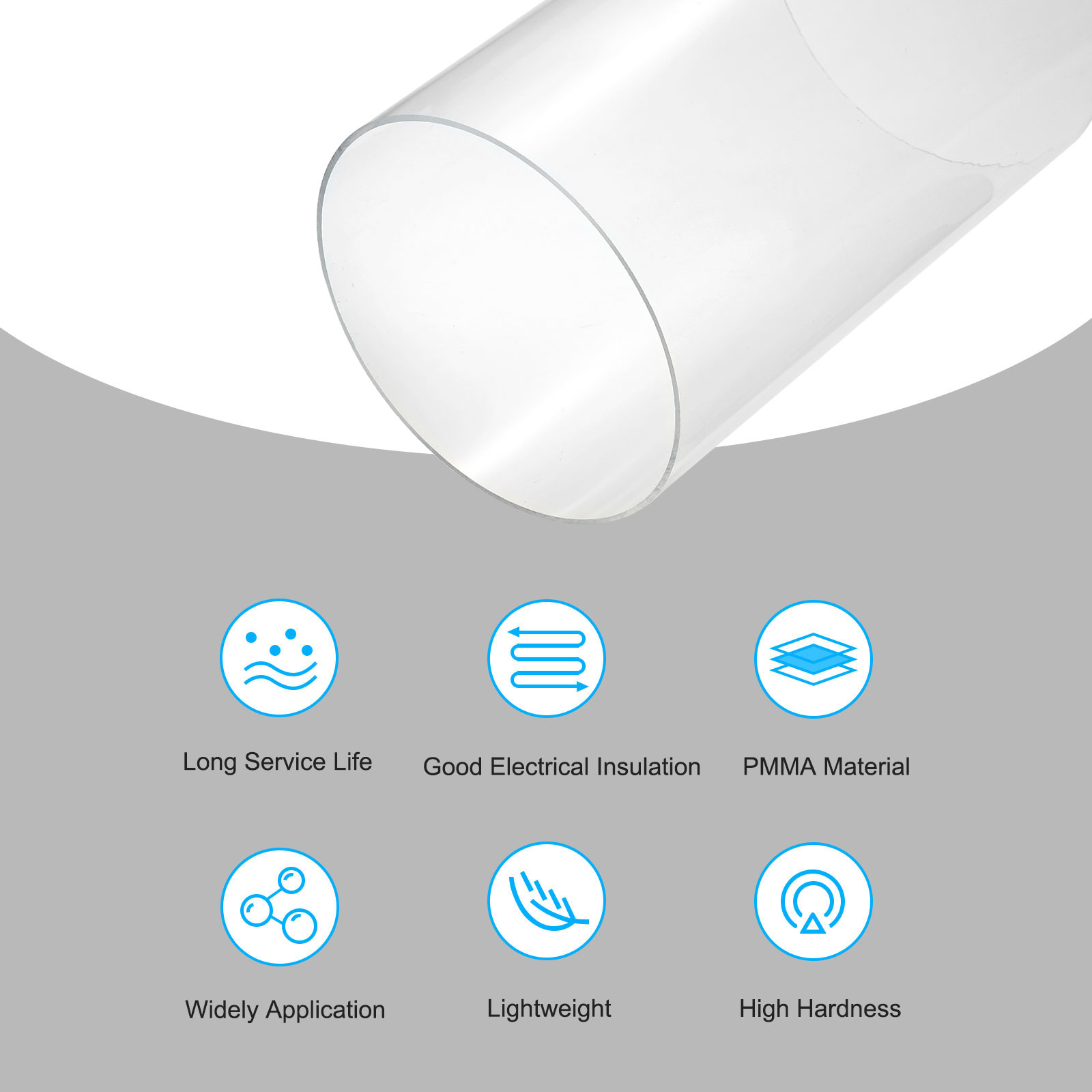 350mm Transparent Acrylic Aqua - Fish Tank Heater ulasan dan harga
