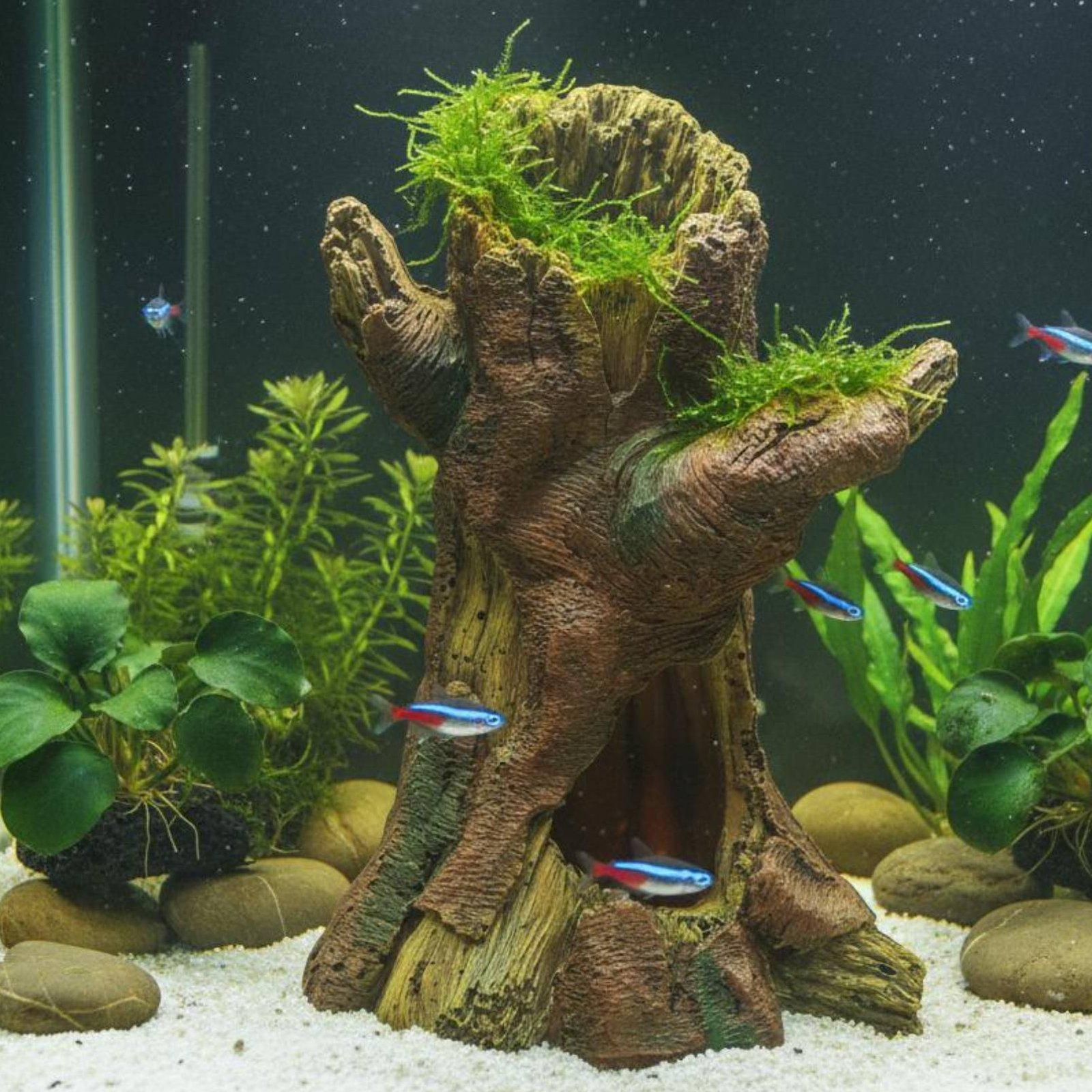 Aquarium Landscaping Decoratio - Aquarium Fish Tank ulasan dan harga