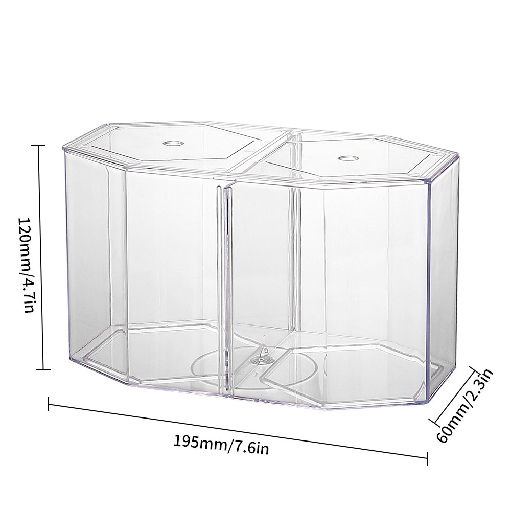 Acrylic Two Splits Guppy Fish  - Betta Fish Tank ulasan dan harga