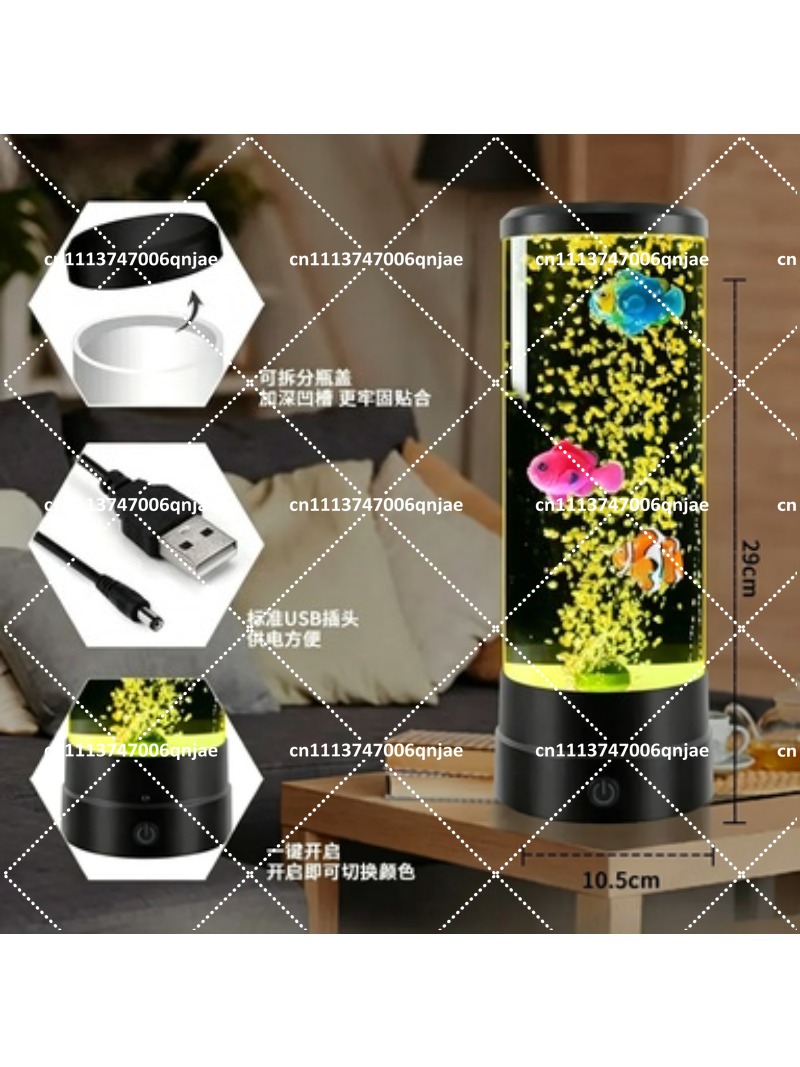 Simulation LED Electronic Fish - Aquarium Light ulasan dan harga