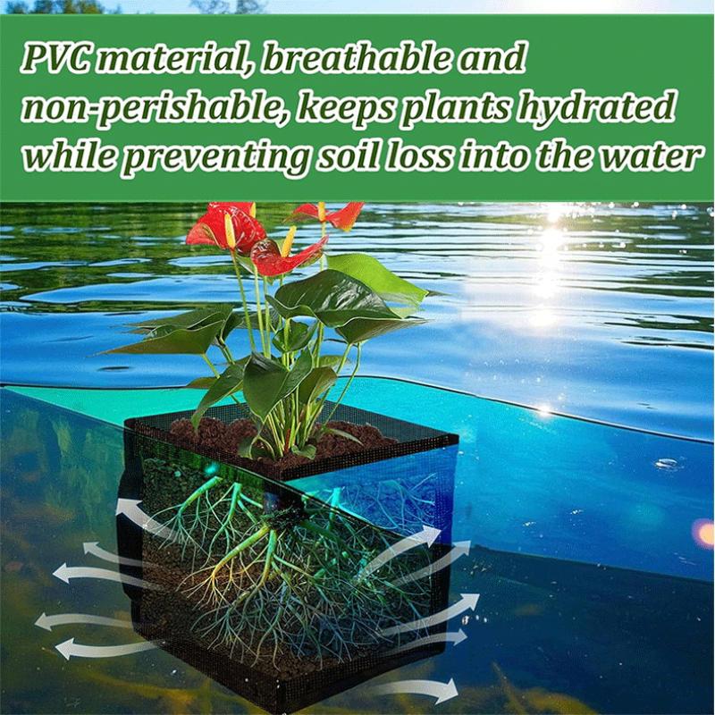 4 Pcs Black Mesh Pond Planting - Aquarium Plants ulasan dan harga