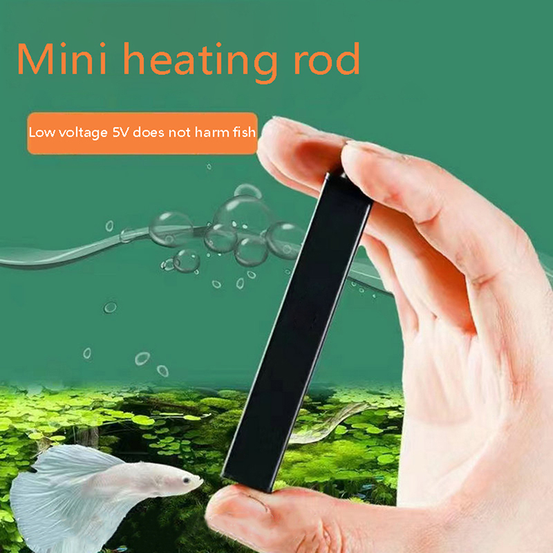 1Pc  5/10W Mini Aquarium Heate - Fish Tank Heater ulasan dan harga