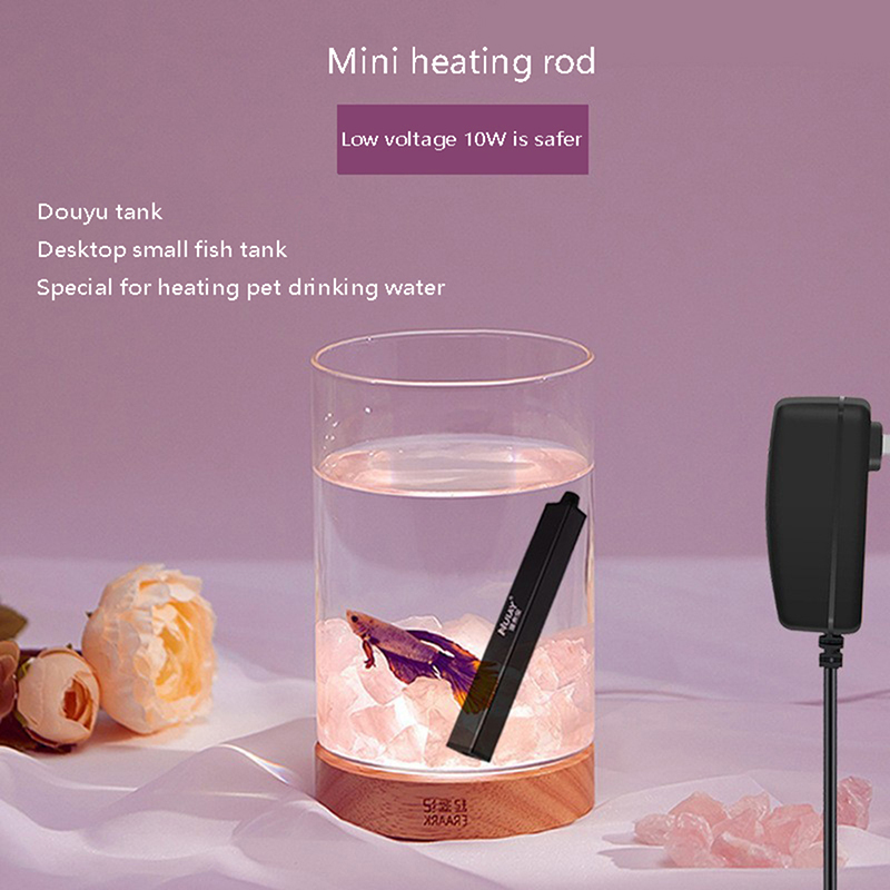 1Pc  5/10W Mini Aquarium Heate - Fish Tank Heater ulasan dan harga