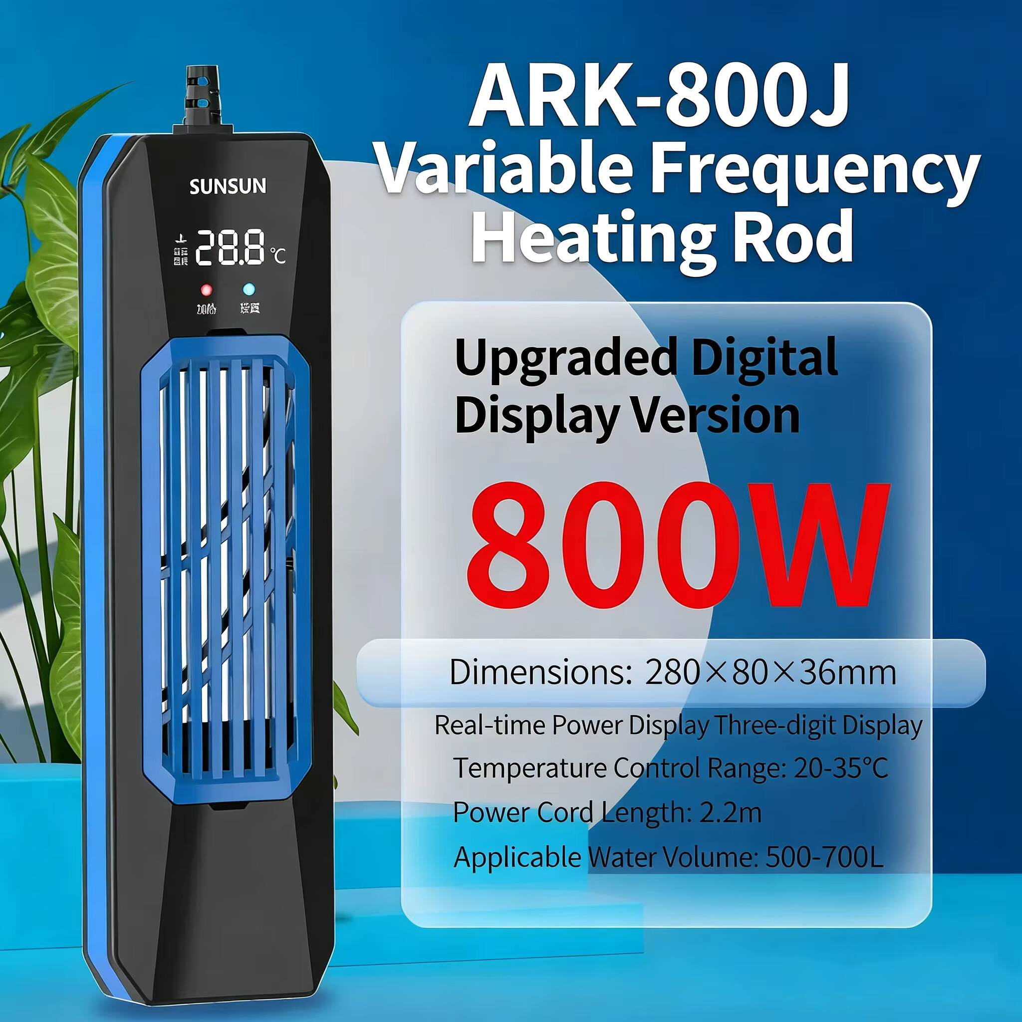 SUNSUN PTC  ARK/PTC High-Power - Fish Tank Heater ulasan dan harga