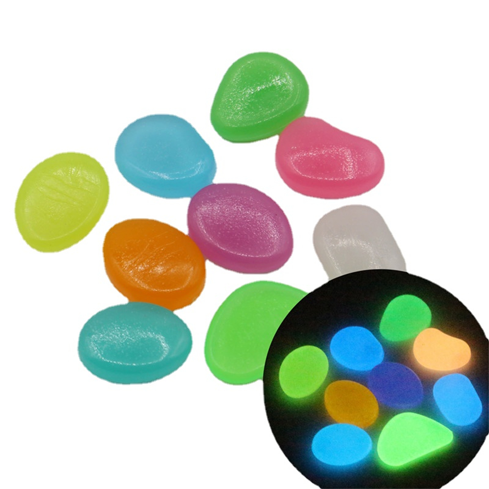 50pcs Luminous Stone Fluoresce - Fish Tank Gravel ulasan dan harga