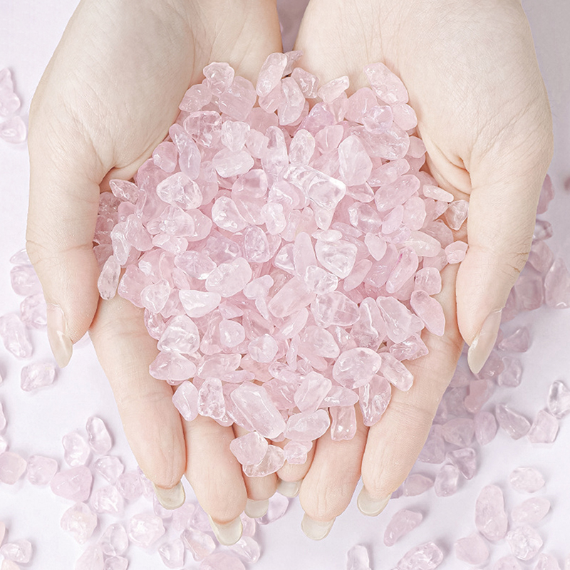 500g/bag Natural Stones Rose Q - Aquarium Decor ulasan dan harga