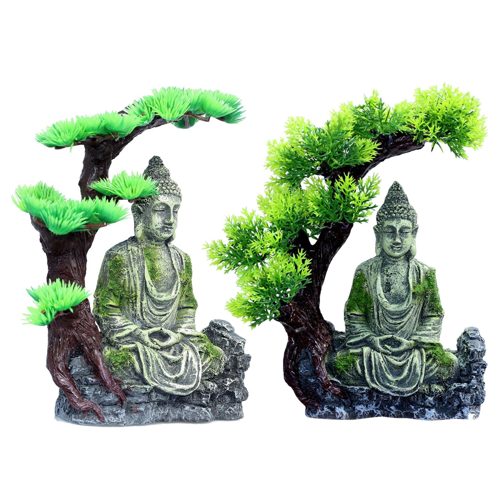 Buddha Statue Aquarium Decorat - Aquarium Decor ulasan dan harga