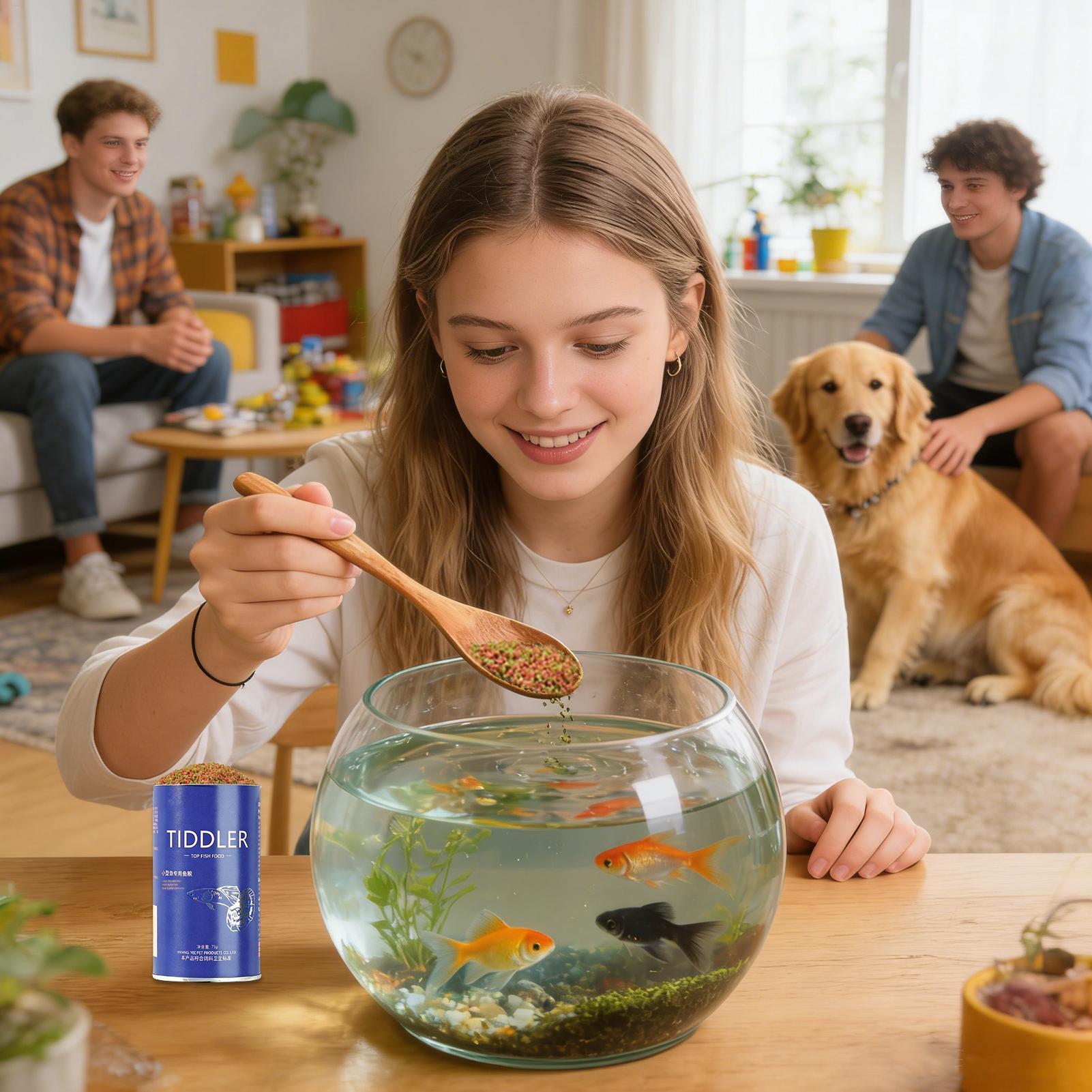 Fish Food Aquarium Feed Small  - Aquarium Fish Betta ulasan dan harga