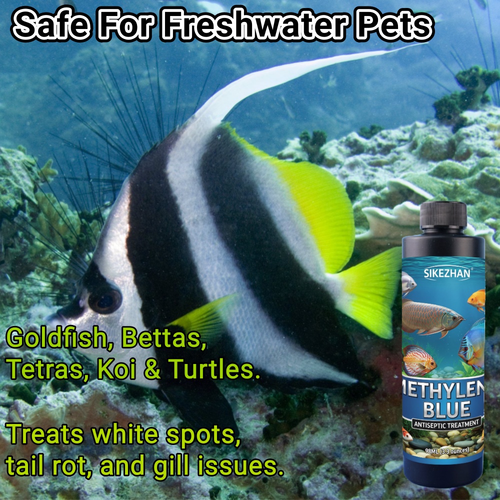 SIKEZHAN 98ml Pure Methylene B - Aquarium Fish Betta ulasan dan harga