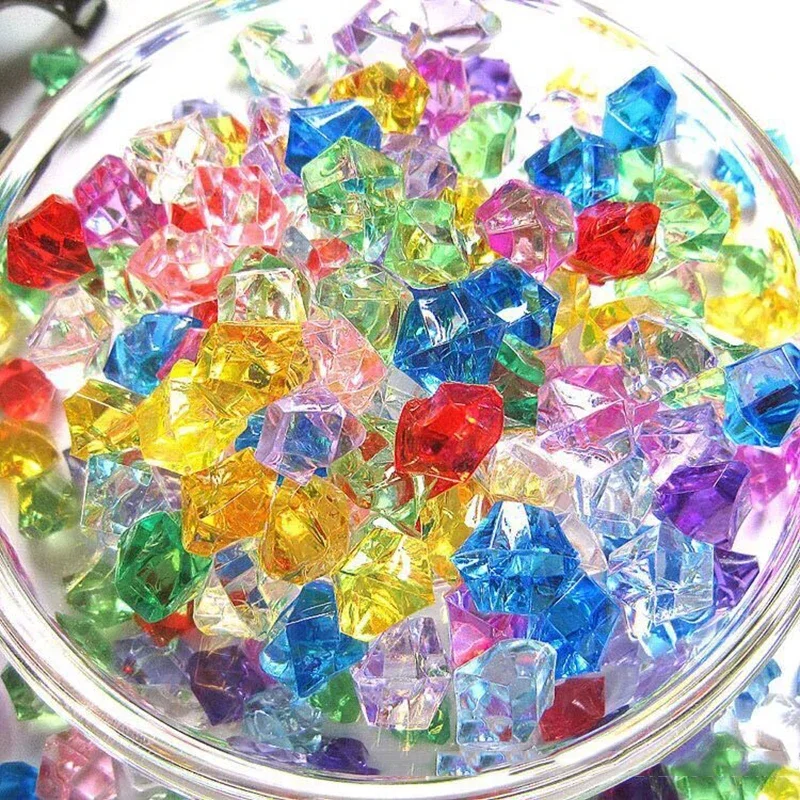 200pcs Acrylic Gem Stone Color - Fish Tank Gravel ulasan dan harga