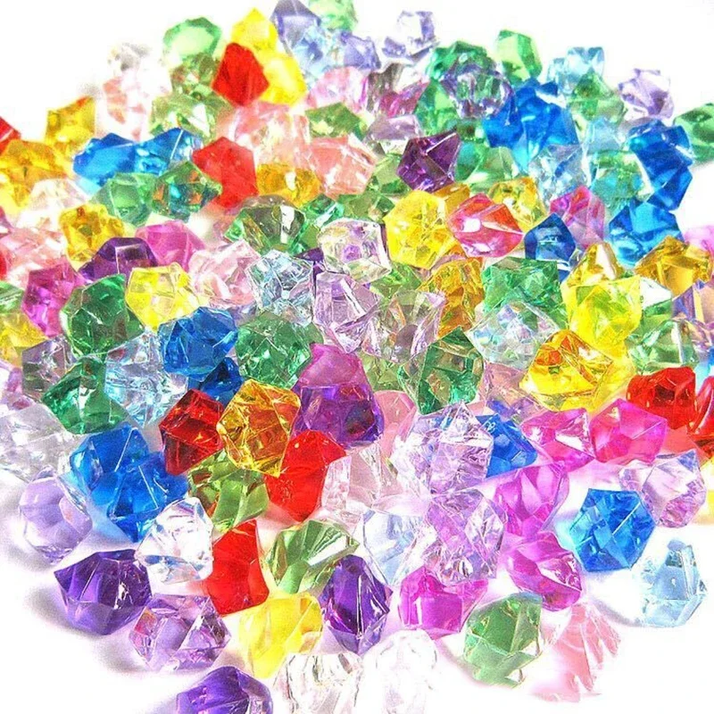 200pcs Acrylic Gem Stone Color - Fish Tank Gravel ulasan dan harga