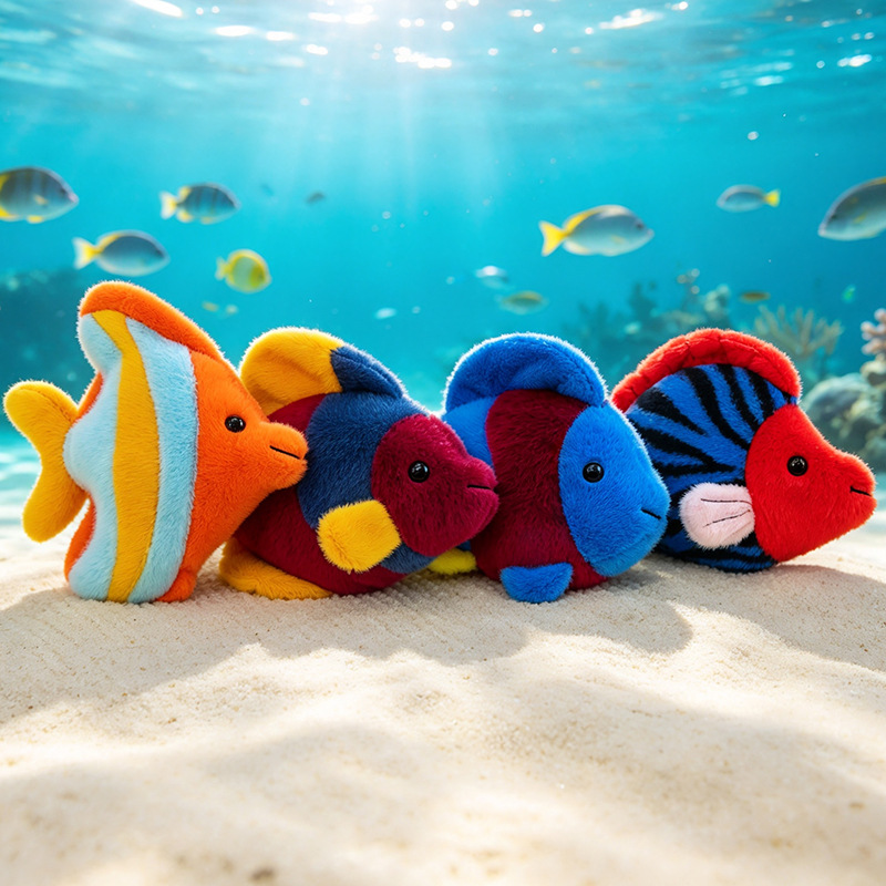 Funny Clownfish Plush Toy Cart - Aquarium Fish Keeping ulasan dan harga