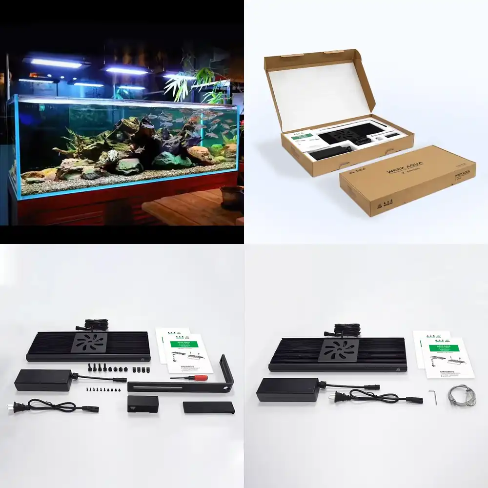 Aquarium Led Light Sunrise Sun - Aquarium Light ulasan dan harga