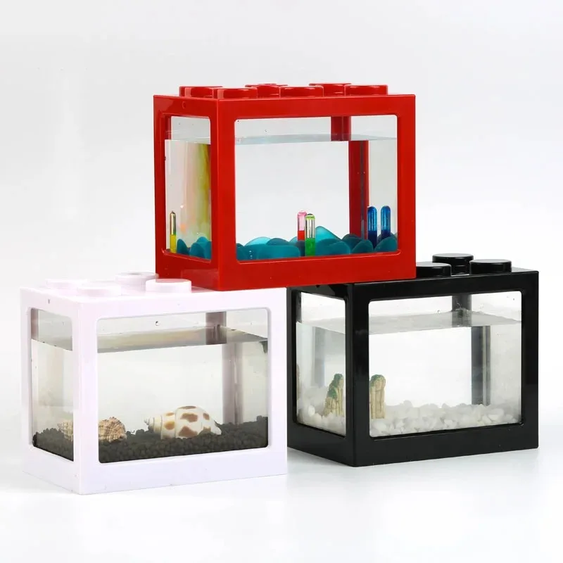 1L USB LED Desktop Mini Aquari - Betta Fish Tank ulasan dan harga