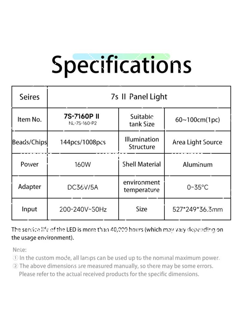 Aquarium LED Light 160W RGB Fu - Aquarium Plants ulasan dan harga